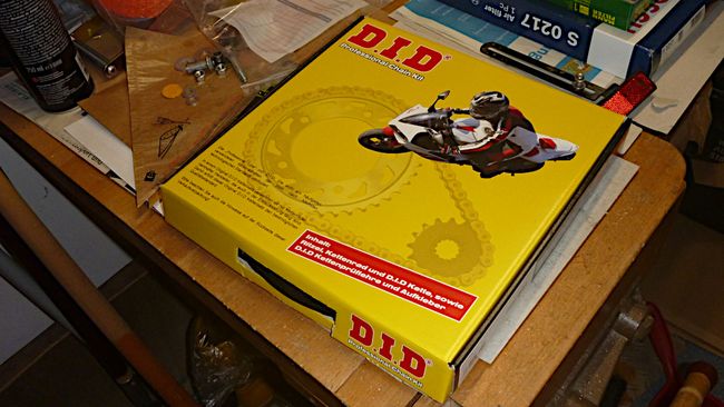 Kettensatz von DID für die Tiger 800