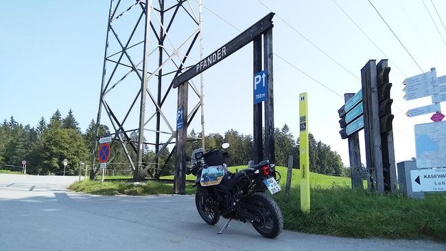 Am Nachweispunkt »Moosegg / Pfänder«