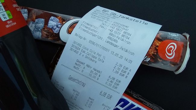 6,08 Euro für den Zuckerkram