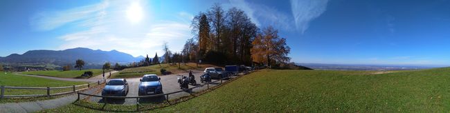 Panoramaaufnahme in Blickrichtung Süden