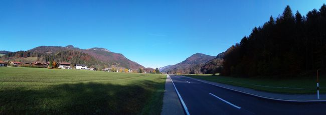 Panoramaaufnahme in Blickrichtung Norden