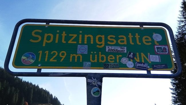 Schild am Spitzingsattel