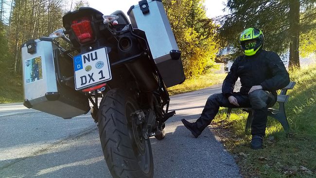 Noch kurz ein Foto vom Stopp am Achenpass