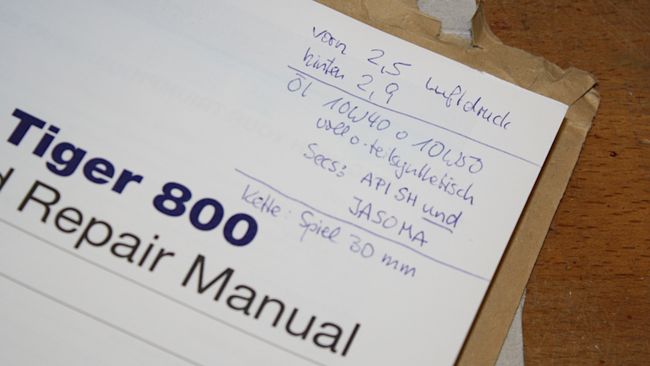 Ein paar Notizen vom Vorbesitzer