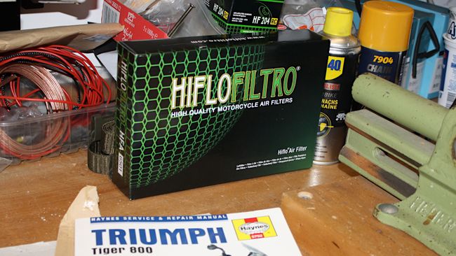 Der neue Luftfilter ist noch immer nicht verbaut