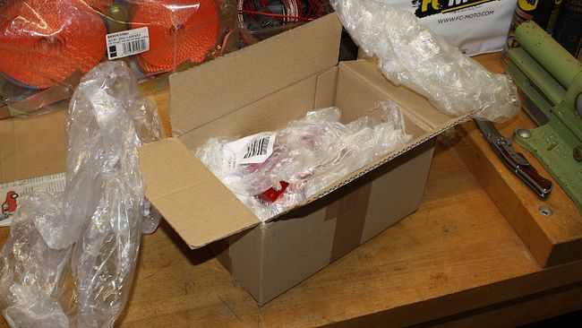 Gut geschützt dank viel Verpackungsmaterial