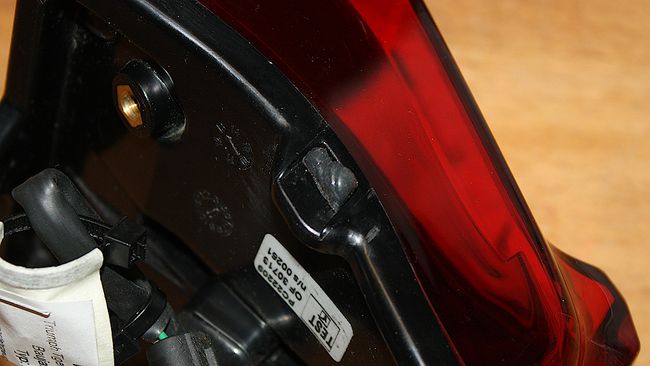 Das Rücklicht soll nicht geöffnet werden