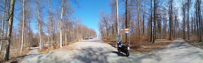 Panorama am Nachweispunkt »Nebelhöhle«