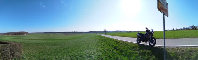 Panorama am Nachweispunkt »Justingen«