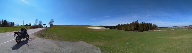 Panorama am Nachweispunkt »Buchenberg-Klamm«