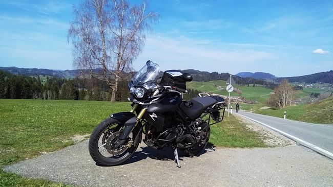 Die Tiger 800 ist irgendwie »ein schwarzer Klecks«
