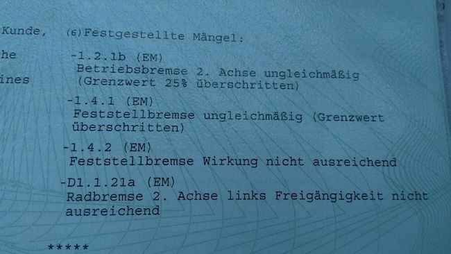 Mängelliste vom Astra J