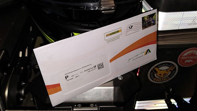 Alle Jahre wieder: Post vom DJH Hauptverband e.V.