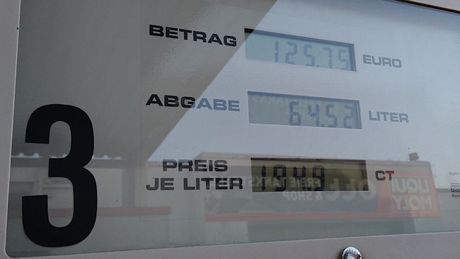 Einmal volltanken (Diesel) am 04.03.2022