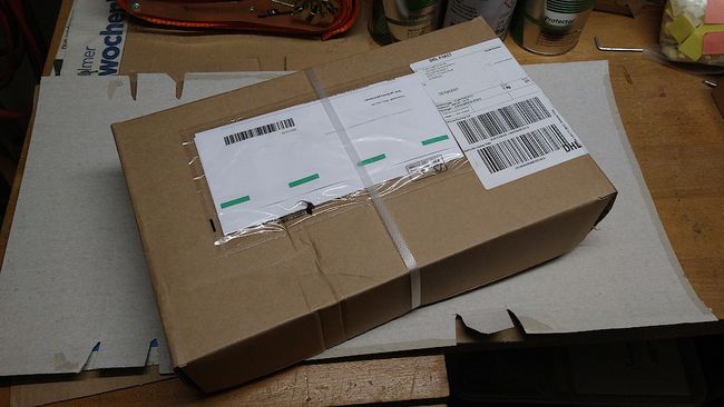 Diesmal kein Umschlag sondern ein Paket