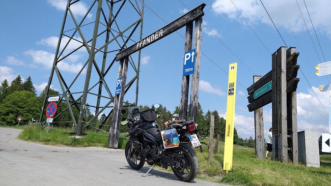 Am Nachweispunkt »Moosegg / Pfänder«