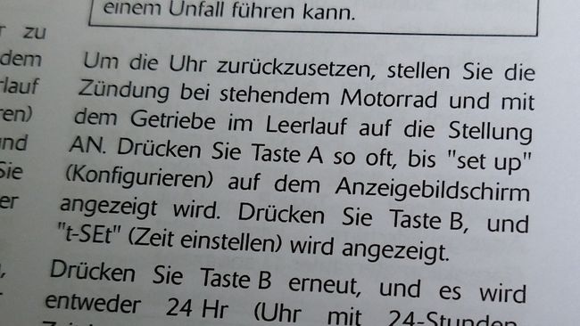 Nicht klar übersetzte Ausführungen in der deutschsprachigen Anleitung