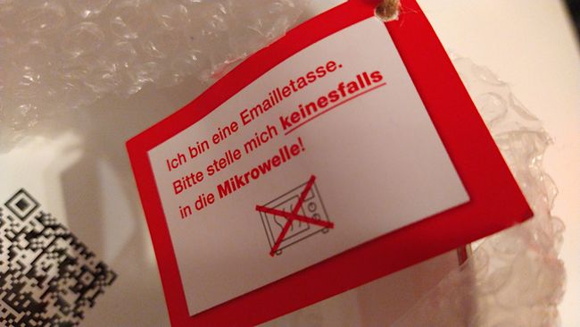 Robust, aber nicht mikrowellengeeignet