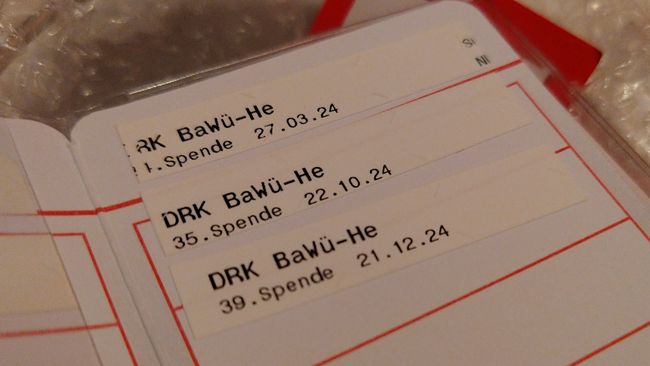 Die fehlenden Spenden wurden endlich registriert