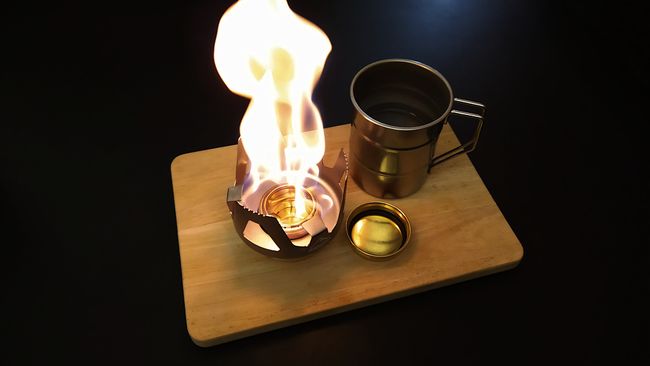 Tasse weg, Flamme da – sehr imposant