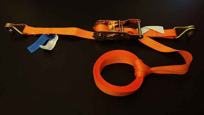 Der fertige »Truckerknoten«