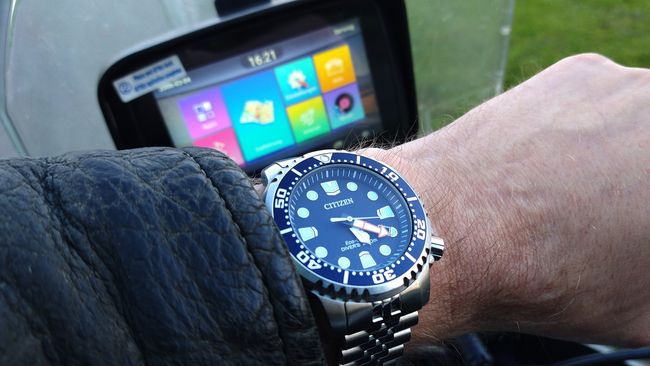 Das Navi hat noch Sommerzeit (bleibt auch so)