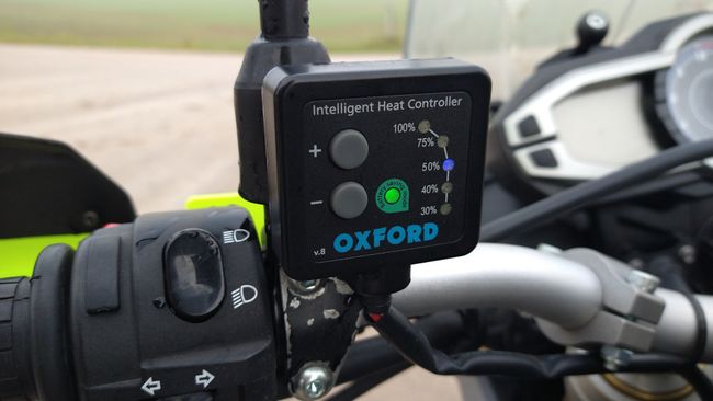 Zum Glück hat die Tiger Heizgriffe